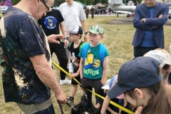 Piknik z okazji Dnia Dziecka na lotnisku w Łasku